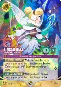 Tinker Bell - Snowflake Collector (Store Championship) - Disney Lorcana Promo Cards - Disney Lorcana card