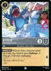 Stitch - High Badness Level - Winterspell - Disney Lorcana card