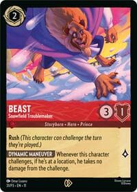 Beast - Snowfield Troublemaker - Disney Lorcana Promo Cards - Disney Lorcana card
