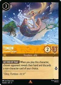 Timon - Snowball Swiper - Winterspell - Disney Lorcana card