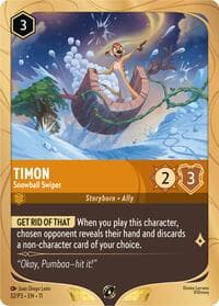 Timon - Snowball Swiper - Disney Lorcana Promo Cards - Disney Lorcana card