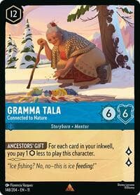 Gramma Tala - Connected to Nature - Winterspell - Disney Lorcana card