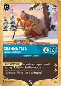 Gramma Tala - Connected to Nature - Disney Lorcana Promo Cards - Disney Lorcana card