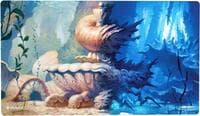 Magic: The Gathering Lorwyn Eclipsed Shiny Playmat - Hallowed Fountain - GameGenic Playmats - Playmats card