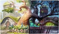 Magic: The Gathering Lorwyn Eclipsed Shiny Playmat - Temple Garden - GameGenic Playmats - Playmats card