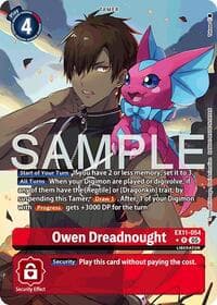 Owen Dreadnought (Alternate Art) - Dawn of Liberator - Digimon Card Game card