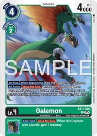 Galemon - Dawn of Liberator - Digimon Card Game card