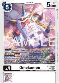 Omekamon - Dawn of Liberator - Digimon Card Game card