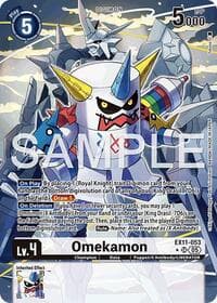 Omekamon (Alternate Art) - Dawn of Liberator - Digimon Card Game card