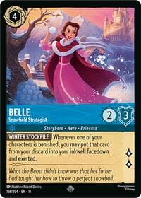 Belle - Snowfield Strategist - Winterspell - Disney Lorcana card
