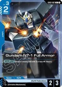 Gundam NT-1 Full Armor - Steel Requiem - Gundam Card Game card