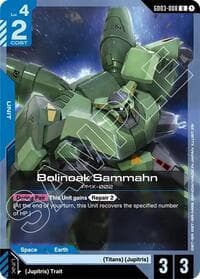 Bolinoak Sammahn - Steel Requiem - Gundam Card Game card