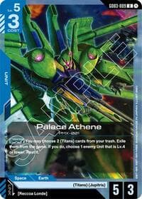 Palace Athene - Steel Requiem - Gundam Card Game card