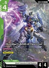 Gundam AGE-2 Normal - Steel Requiem - Gundam Card Game card