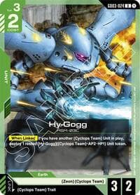 Hy-Gogg - Steel Requiem - Gundam Card Game card