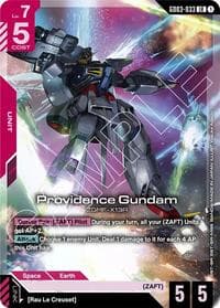 Providence Gundam - Steel Requiem - Gundam Card Game card