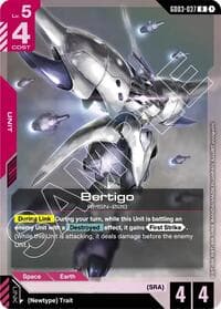 Bertigo - Steel Requiem - Gundam Card Game card
