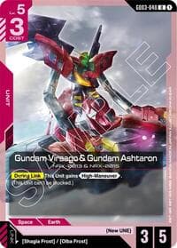 Gundam Virsago & Gundam Ashtaron - Steel Requiem - Gundam Card Game card