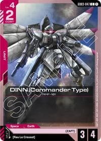DINN (Commander Type) - Steel Requiem - Gundam Card Game card