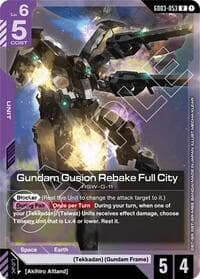 Gundam Gusion Rebake Full City - Steel Requiem - Gundam Card Game card