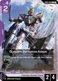 Gundam Barbatos Adapt - Steel Requiem - Gundam Card Game card