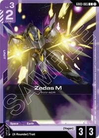 Zedas M - Steel Requiem - Gundam Card Game card