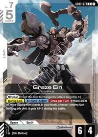Graze Ein - Steel Requiem - Gundam Card Game card