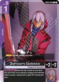 Zeheart Galette - Steel Requiem - Gundam Card Game card