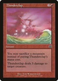 Thunderclap - Mercadian Masques - Magic: The Gathering card