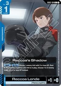 Reccoa's Shadow - Steel Requiem - Gundam Card Game card