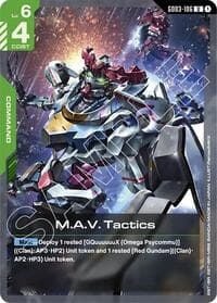 M.A.V. Tactics - Steel Requiem - Gundam Card Game card