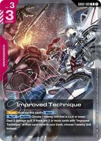 Improved Technique - Steel Requiem - Gundam Card Game card