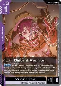 Distant Reunion - Steel Requiem - Gundam Card Game card