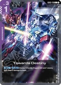 Towards Destiny - Steel Requiem - Gundam Card Game card