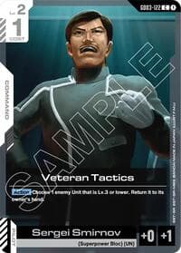 Veteran Tactics - Steel Requiem - Gundam Card Game card