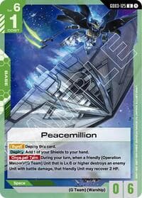 Peacemillion - Steel Requiem - Gundam Card Game card