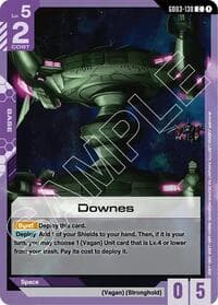 Downes - Steel Requiem - Gundam Card Game card