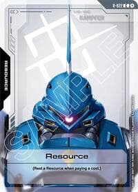 Resource (R-022) - Steel Requiem - Gundam Card Game card