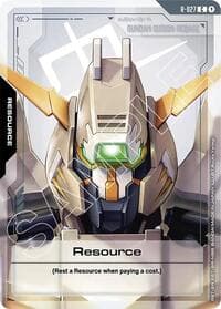 Resource (R-027) - Steel Requiem - Gundam Card Game card