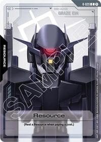 Resource (R-029) - Steel Requiem - Gundam Card Game card