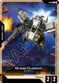 Graze Custom (T-016) Token - Steel Requiem - Gundam Card Game card