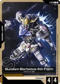 Gundam Barbatos 4th Form (T-017) Token - Steel Requiem - Gundam Card Game card