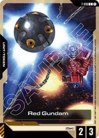Red Gundam (T-018) Token - Steel Requiem - Gundam Card Game card
