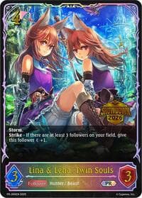 Lina & Lena, Twin Souls - Shadowverse: Evolve Promo Cards - Shadowverse: Evolve card
