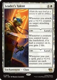 Leader's Talent - Teenage Mutant Ninja Turtles - Magic: The Gathering card