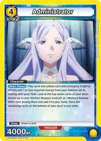 Administrator - UEX06BT: Sword Art Online Vol.2 - Union Arena card