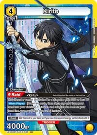Kirito (002) - UEX06BT: Sword Art Online Vol.2 - Union Arena card