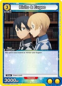 Kirito & Eugeo - UEX06BT: Sword Art Online Vol.2 - Union Arena card