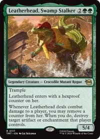 Leatherhead, Swamp Stalker - Teenage Mutant Ninja Turtles - Magic: The Gathering card