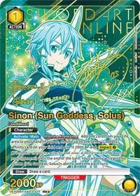 Sinon (Sun Goddess, Solus) (R**) - UEX06BT: Sword Art Online Vol.2 - Union Arena card